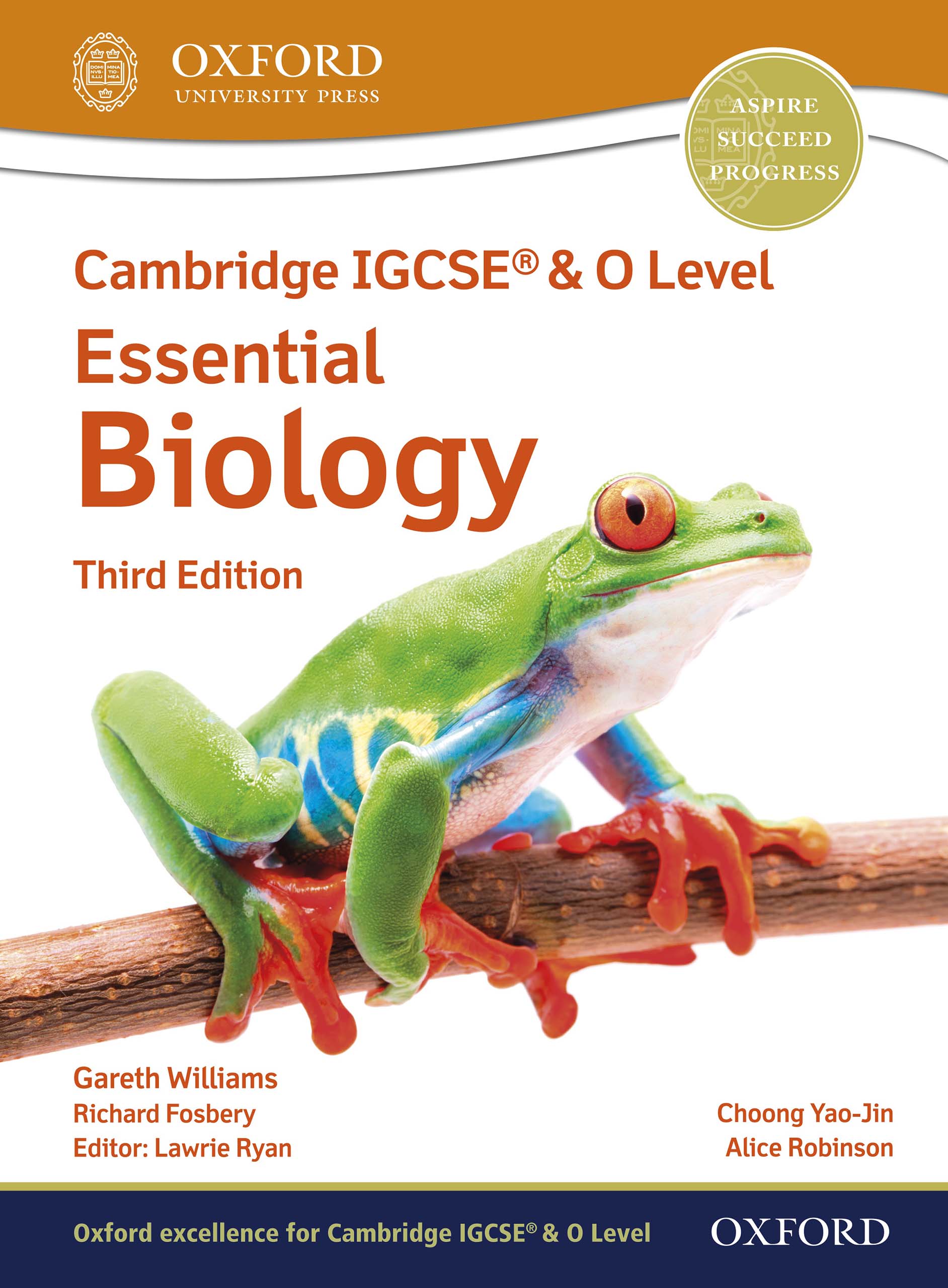 Book cover Cambridge IGCSEÂ® & O Level Essential Biology: Student Book Third Edition
