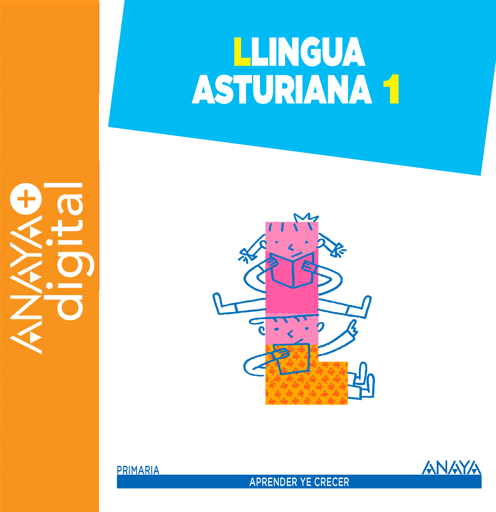 Book cover Llingua 1º Asturias ANAYA + Digital