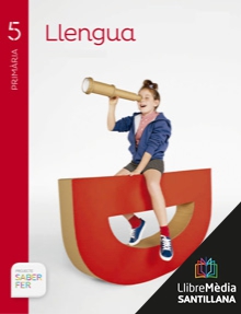 Book cover LM PLAT Alumne Llengua 5 Primària Saber Fer Illes Balears