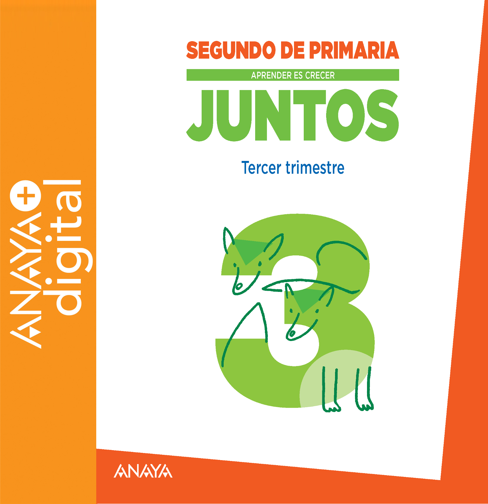 Book cover Aprender es crecer juntos 2º 3er Trimestre ANAYA + Digital