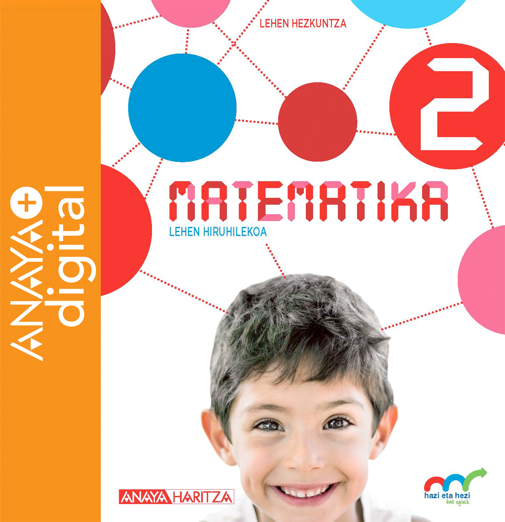 Portada del Libro Matematika 2. Primaria. Anaya + digital