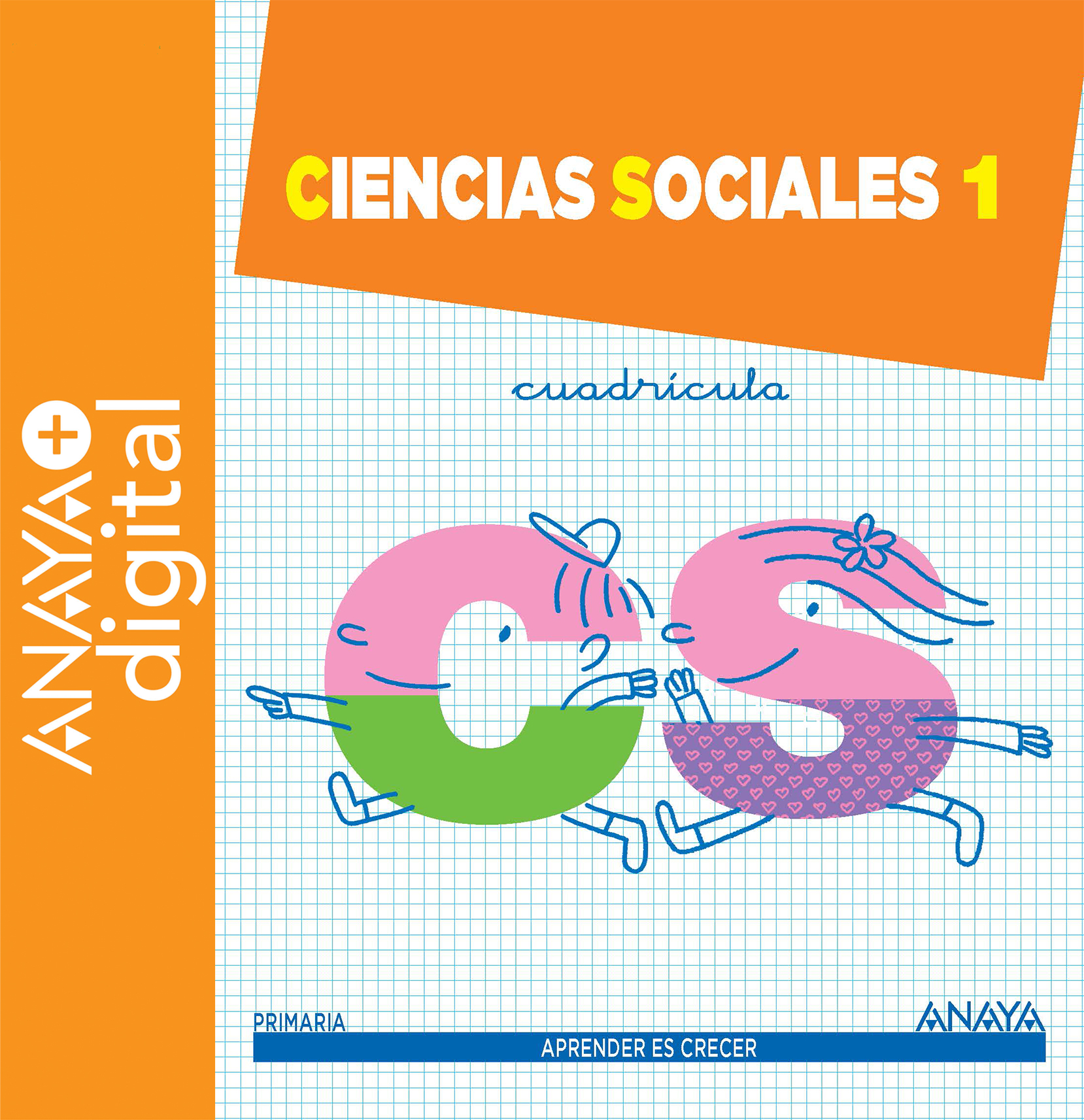 Book cover Ciencias Sociales 1º MEC Cuadrícula ANAYA + Digital