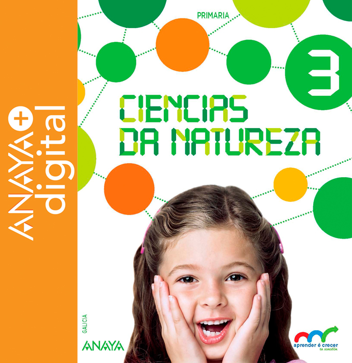 Book cover Ciencias da Natureza 3. Primaria. Anaya + Digital. 2015