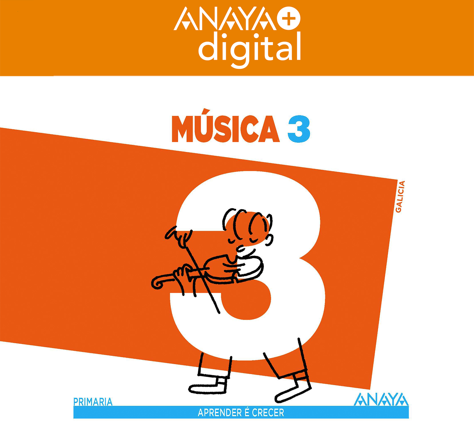 Book cover Música 3º Galicia ANAYA + Digital