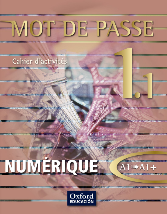 Book cover Mot de passe 1.1 (2016), Cahier d'activités NUMÉRIQUE