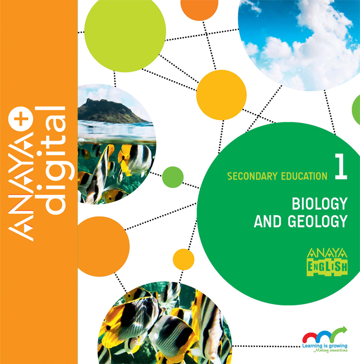 Book cover Biology and Geology 1. Secondary. Anaya + digital