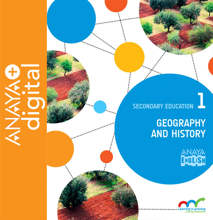 Book cover Geography & History 1 Secondary ANAYA + DIGITAL