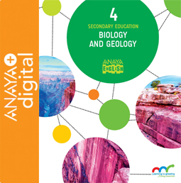 Book cover Biology and Geology 4. Secondary. Anaya + digital