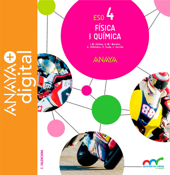 Portada del llibre Física i Química  4. ESO. Anaya + digital