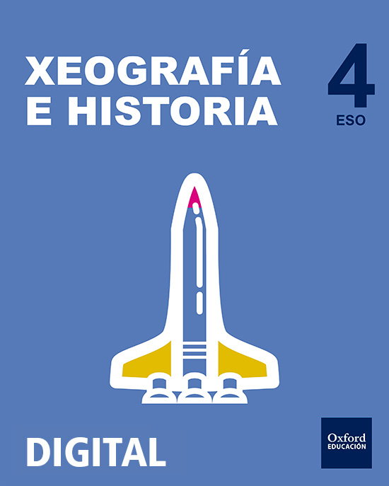 Book cover Xeografía e Historia 4.º ESO DIGITAL