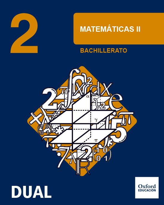 Book cover Matemáticas II 2.º Bachillerato DUAL