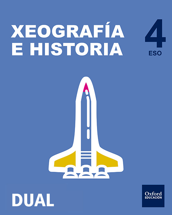 Book cover Xeografía e Historia 4.º ESO DUAL