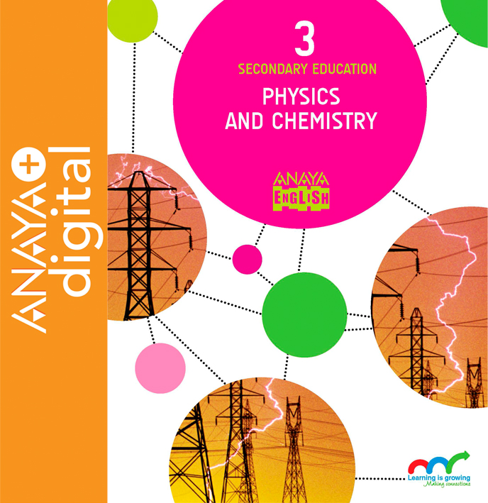 Book cover Physics and Chemistry 3. Secondary. Anaya + digital