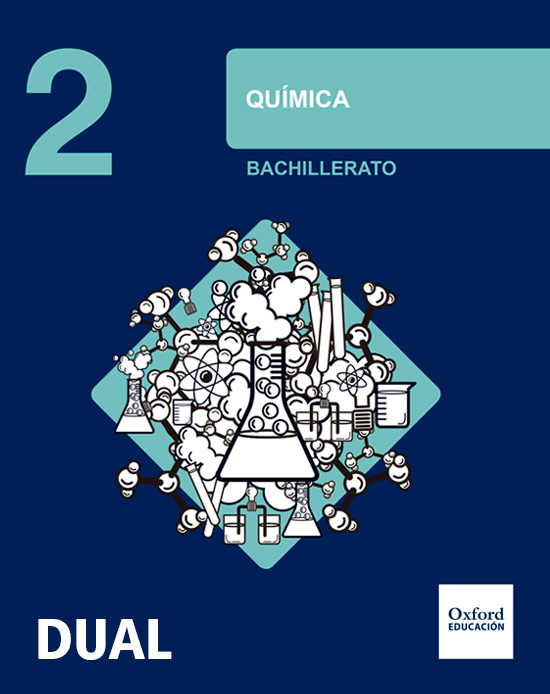 Book cover Química 2.º Bachillerato DUAL