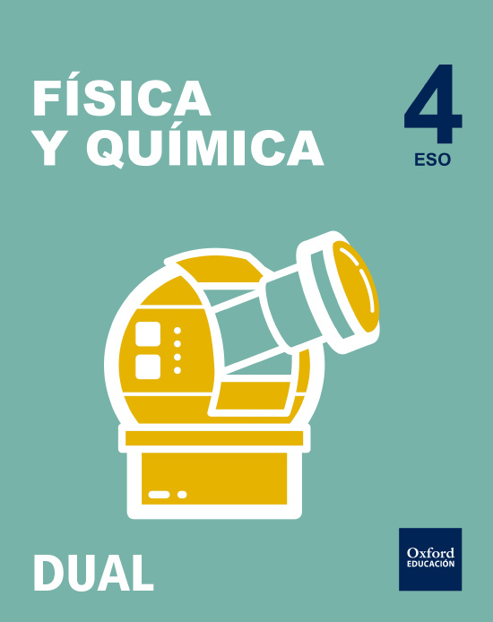 Book cover Física y Química 4.º ESO DUAL