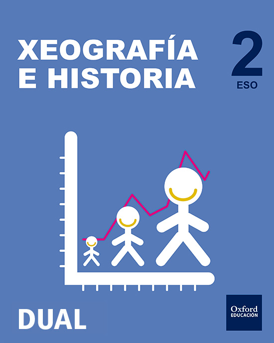 Book cover Xeografía e Historia 2.º ESO DUAL