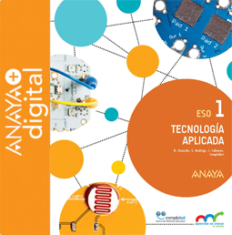 Portada del Libro Tecnología Aplicada 1. ESO. Anaya + digital