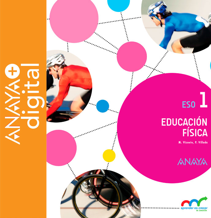 Portada del Libro Educación Física 1. ESO. Anaya + digital