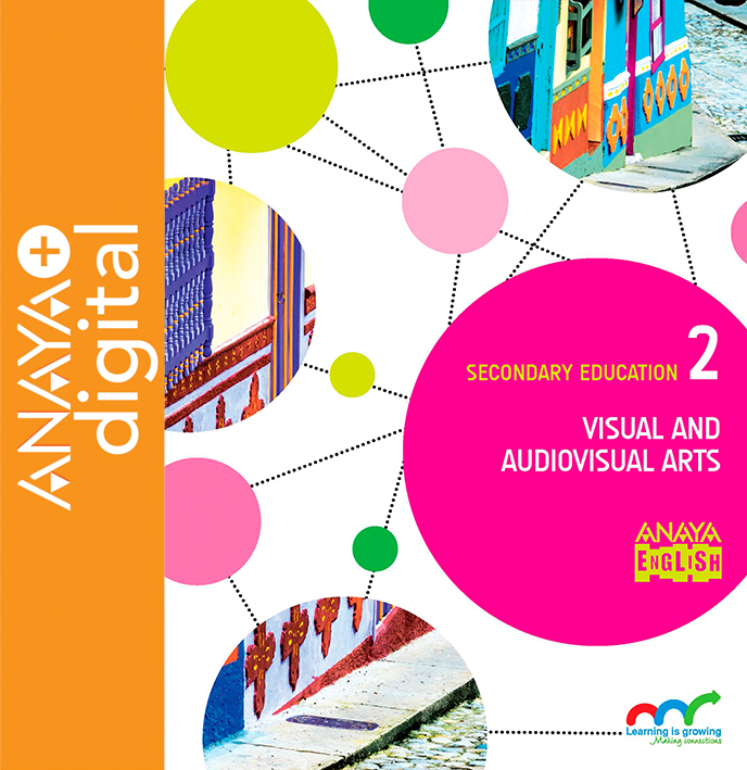 Book cover Visual and Audiovisual Arts 2. Secondary. Anaya + digital