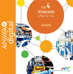 Portada del Libro Tecnología 4. ESO. Anaya + digital