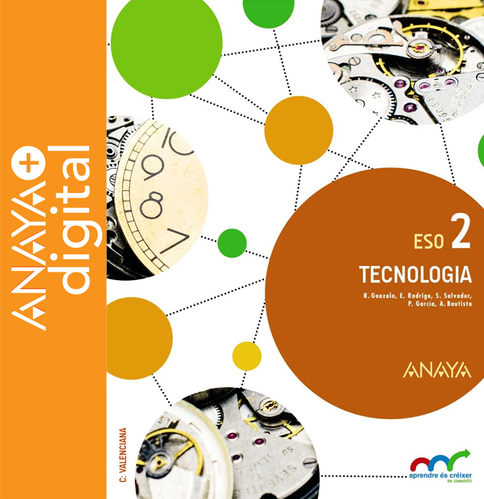 Portada del llibre Tecnología 2. ESO. Anaya + digital