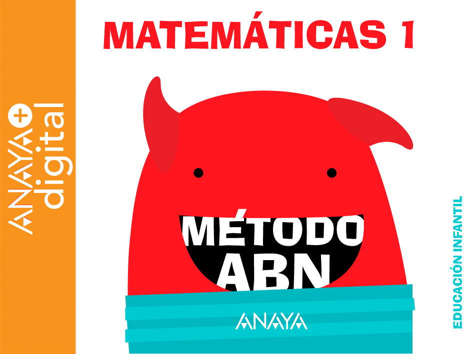 Portada del Libro Matemáticas ABN. Nivel 1. Anaya + digital