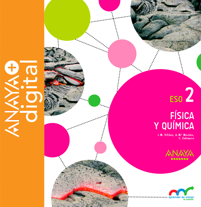 Portada del Libro Física y Química 2. ESO. Anaya + digital