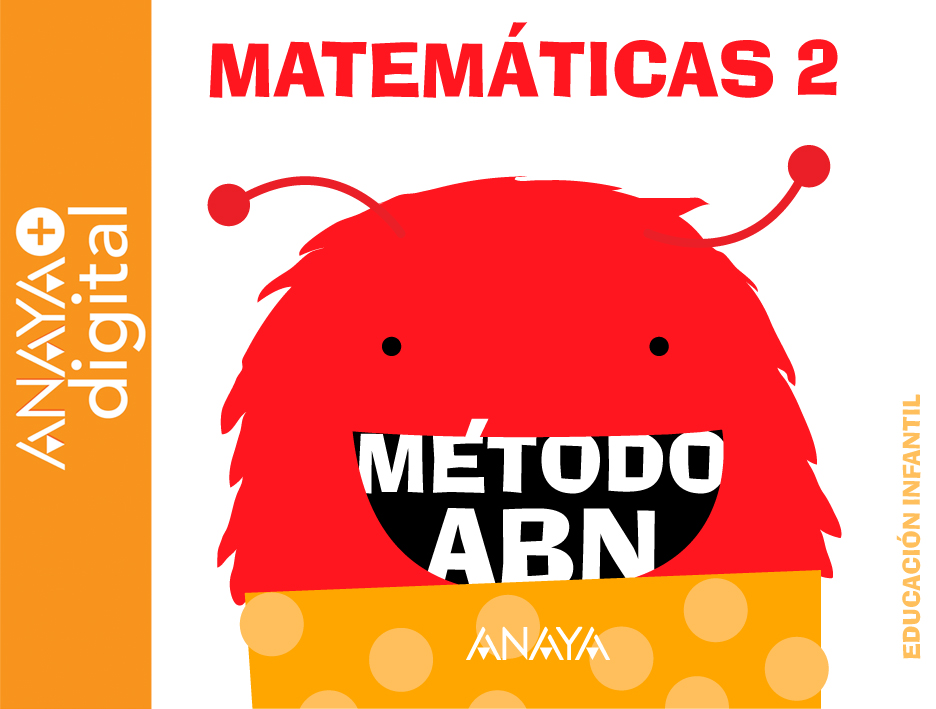 Portada del Libro Matemáticas ABN. Nivel 2. Anaya + digital