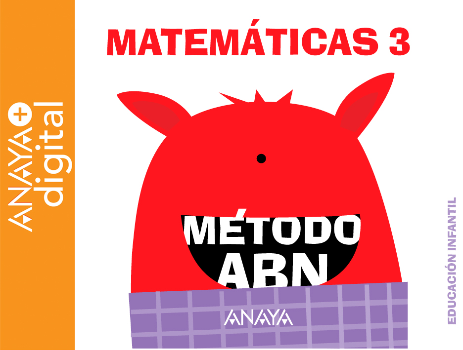 Portada del Libro Matemáticas ABN. Nivel 3. Anaya + digital