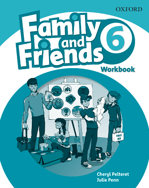 Book cover Family and Friends 6 Workbook