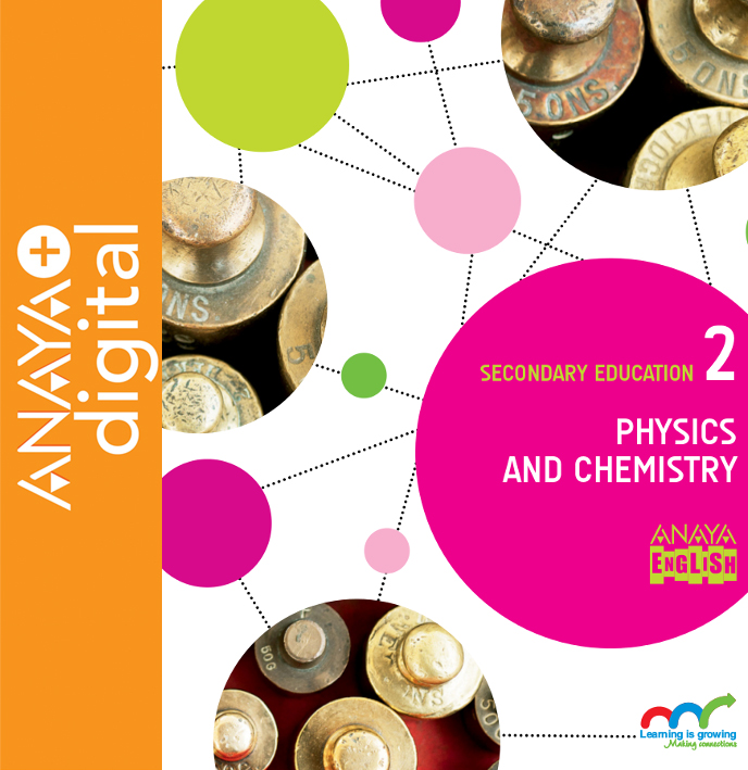 Book cover Physics & Chemistry 2. Secondary. Anaya + Digital