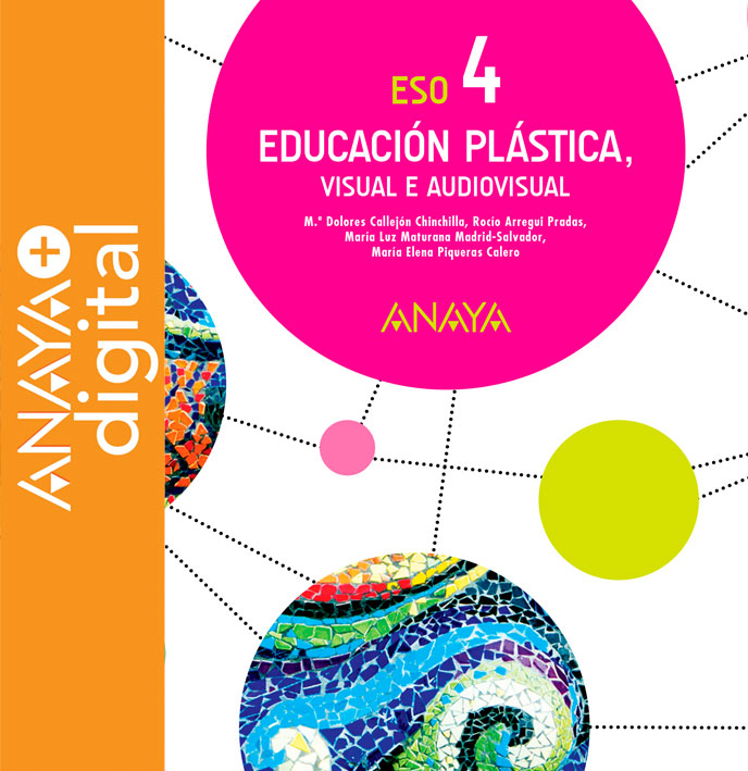 Portada do Libro Educación Plástica, Visual e Audiovisual 4. ESO. Anaya + digital