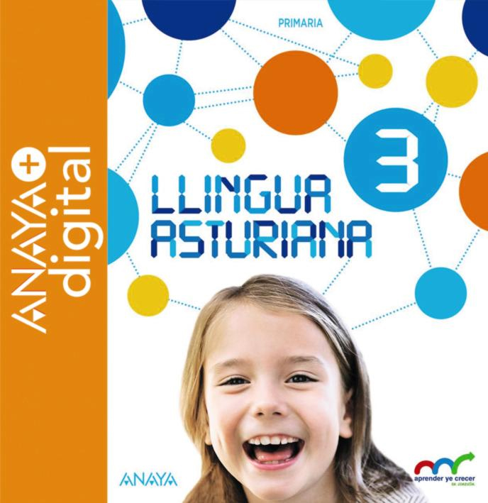 Portada del Libro Llingua Asturiana 3. Primaria. Anaya + digital