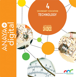 Book cover Technology 4. Secondary. Anaya + digital