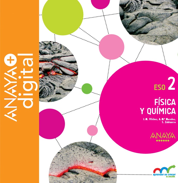 Portada del Libro Física y Química 2. ESO. Anaya + digital