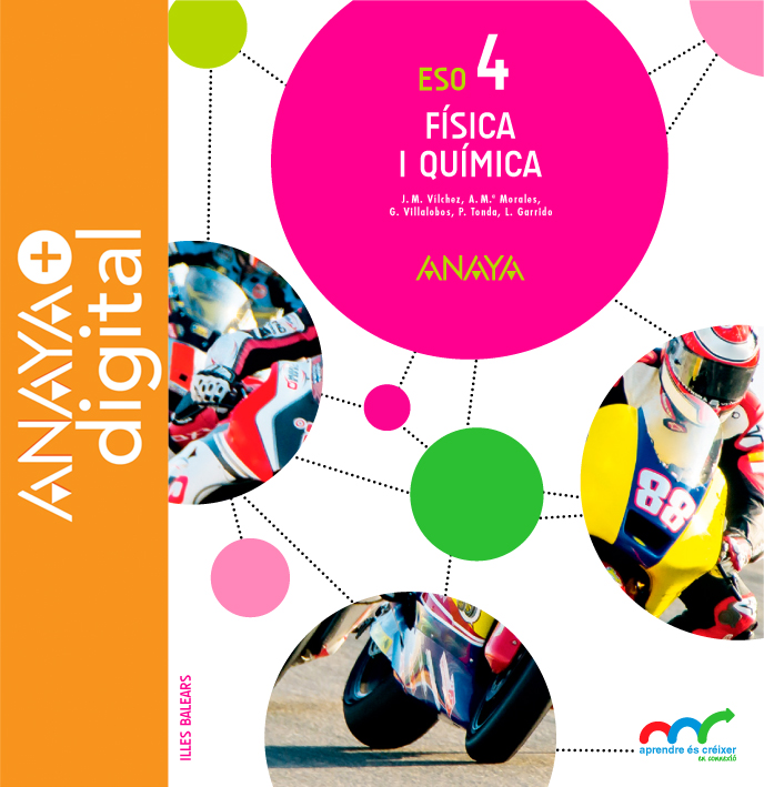 Portada del llibre Física i Química 4. ESO. Anaya + digital