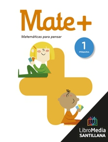 Book cover LM PLAT Alumno Mate+ 1 Primaria Saber Hacer