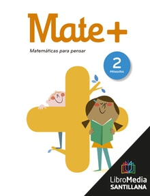 Book cover LM PLAT Alumno Mate+ 2 Primaria Saber Hacer 