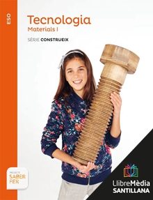 Book cover LM PLAT Alumne Tecnologia Materials I Construeix 1 ESO Saber Fer Voramar