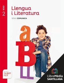 Book cover LM PLAT Alumne Llengua i Literatura Comunica 2 ESO Saber Fer Voramar