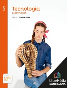 Book cover LM PLAT Alumne Tecnologia Electricitat Construeix 1 ESO Saber Fer Voramar