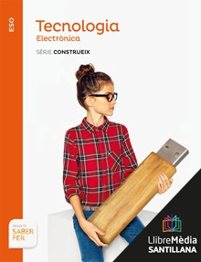 Book cover LM PLAT Alumne Tecnologia Electrònica Construeix 1 ESO Saber Fer Voramar