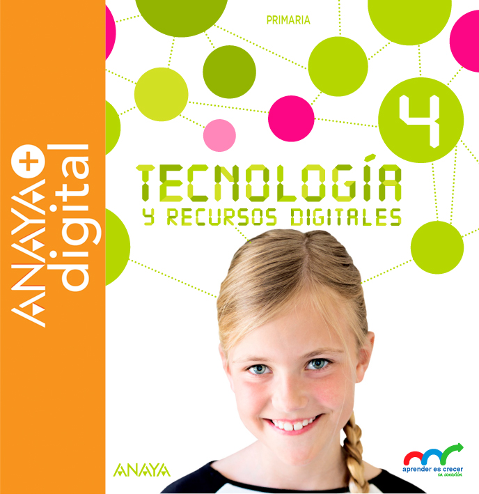 Portada del Libro Tecnología y recursos digitales 4. Primaria. Anaya + Digital