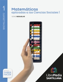 Book cover LM PLAT Alumno Matemáticas aplicadas a las Ciencias Sociales II Resuelve 1 BCH Saber Hacer