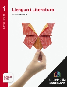 Book cover LM PLAT Alumne Llengua i Literatura Comunica 1 BCH Saber Fer Voramar