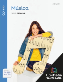 Book cover LM PLAT Alumno Música Escucha 3 ESO Saber Hacer Grazalema