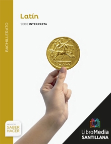 Book cover LM PLAT Alumno Latín Interpreta 1 BCH Saber Hacer