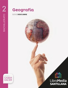 Book cover LM PLAT Alumno Geografía Descubre 2 BCH Saber Hacer