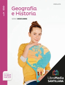 Book cover LM PLAT Alumno Geografía e Historia Descubre 1 ESO Saber Hacer Grazalema