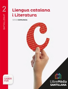 Book cover LM PLAT Alumne Llengua catalana i Literatura Comunica 2 BCH Saber Fer Grup Promotor